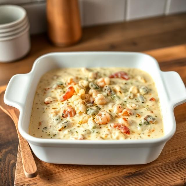 Easy Crab and Shrimp Casserole