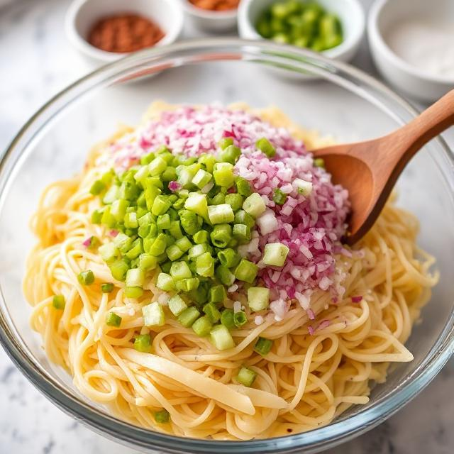 Easy Dill Pickle Pasta Salad