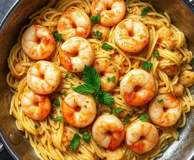 Easy Shrimp Scampi With Orzo