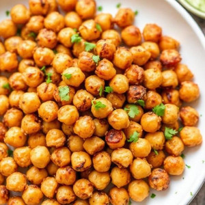 Easy Crispy Crunchy Roasted Chickpeas