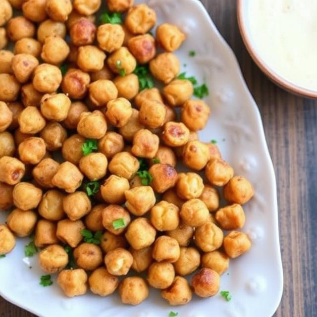 Easy Crispy Crunchy Roasted Chickpeas