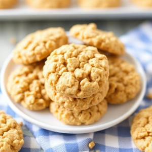 Easy No-Bake Peanut Butter Cornflake Cookies