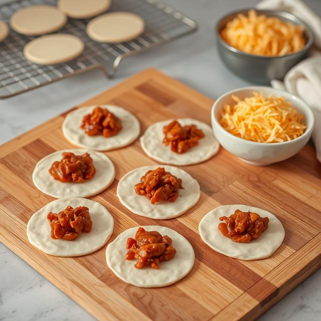 Easy BBQ Chicken Calzones