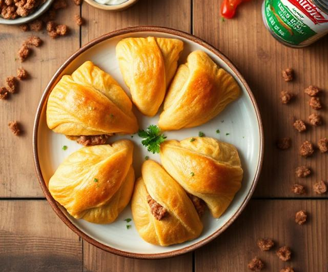 Easy Rotel Sausage Crescents