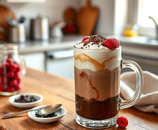 Easy Raspberry Mocha Latte Recipe