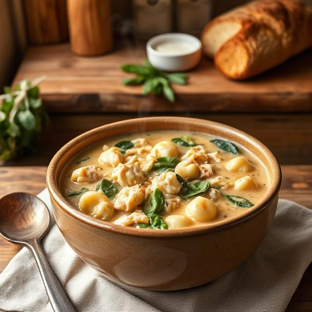 Easy Chicken Gnocchi Soup