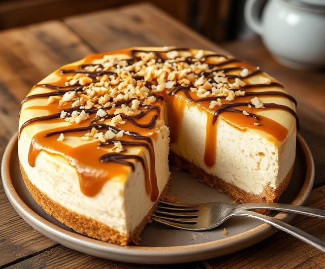 Easy Samoa Cheesecake