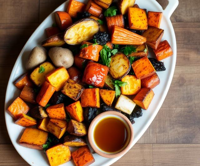 Easy Roasted Root Vegetables and Burnt Honey