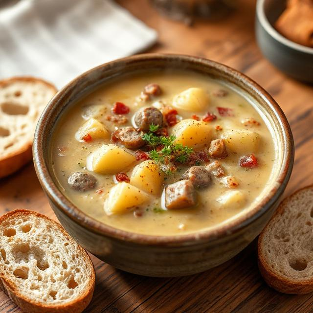 Easy Sausage Potato Soup