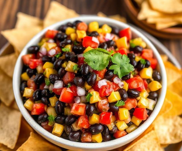 Easy Black Bean and Corn Salsa