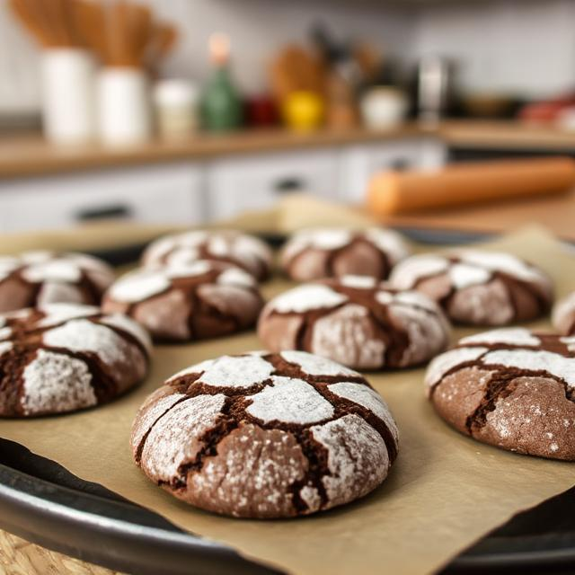 Easy Reese’s Crinkle Cookies