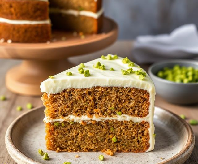 Easy Pistachio Carrot Cake