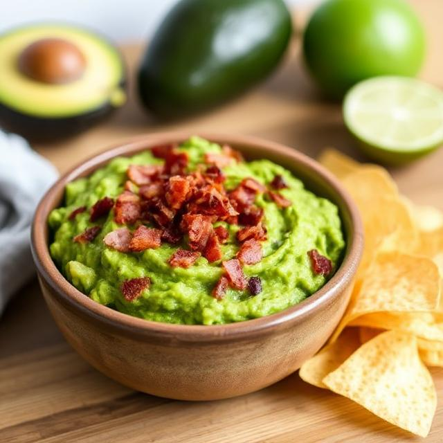 Easy Bacon Guacamole