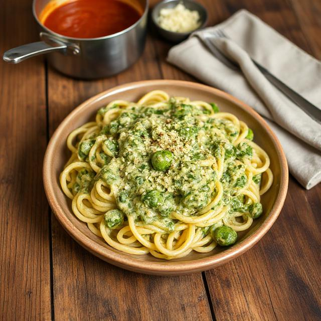 Easy Creamed Spinach Pasta