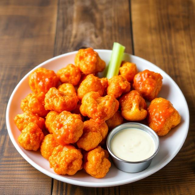 Easy Buffalo Cauliflower Wings