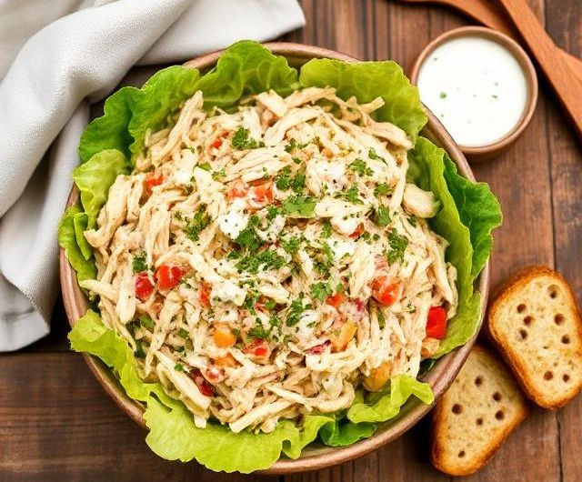 Easy Ranch Chicken Salad