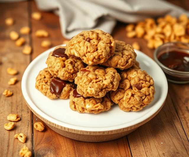 Easy Peanut Butter Butterscotch Chocolate Crispies