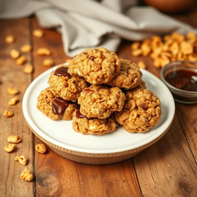 Easy Peanut Butter Butterscotch Chocolate Crispies