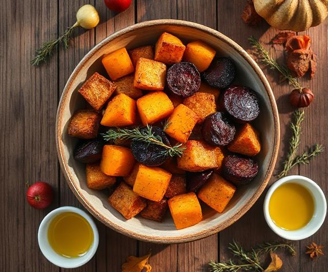 Easy Roasted Fall Vegetables