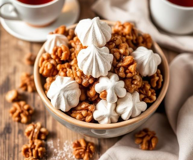 Easy Meringue Walnuts