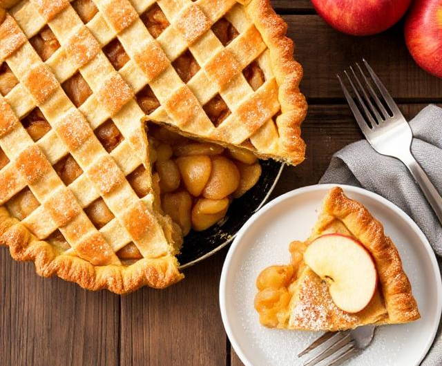 Easy Marzipan Apple Pie