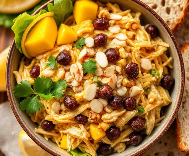 Easy Coronation Chicken Salad