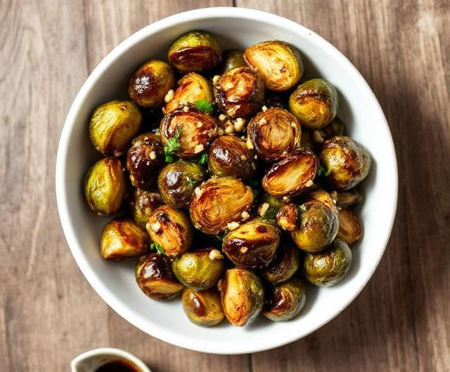 Easy Balsamic Glazed Brussels Sprouts