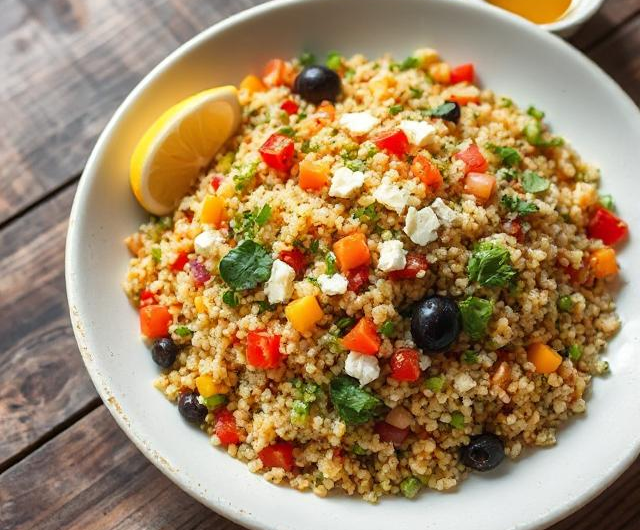 Easy Mediterranean Quinoa Salad