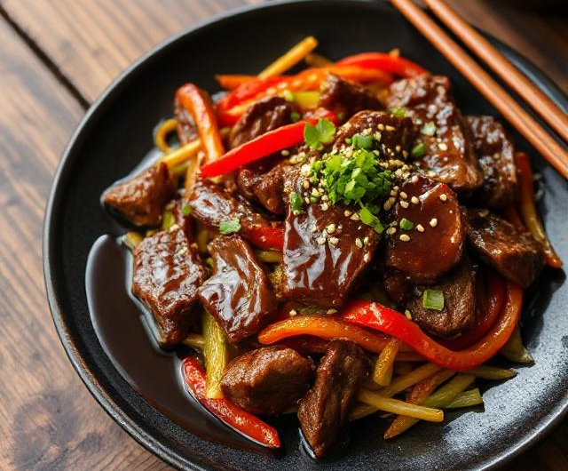Easy Ginger Sesame Beef Stir-Fry