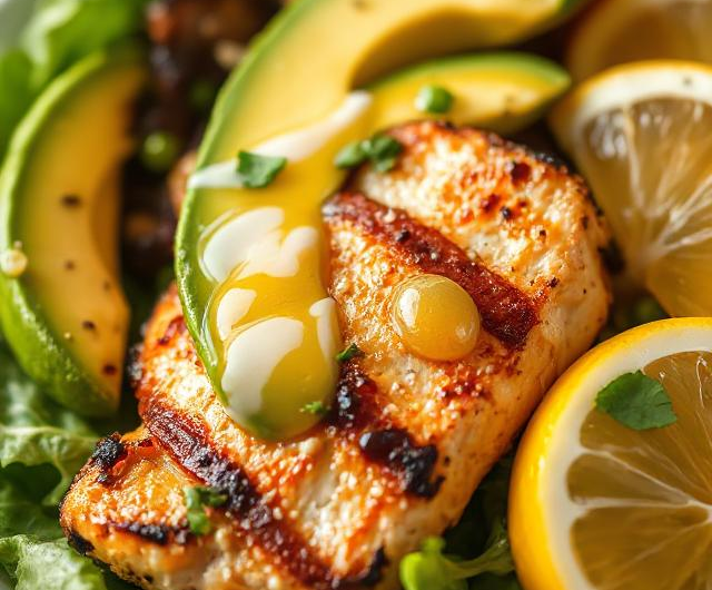 Easy Citrus Avocado Chicken Salad