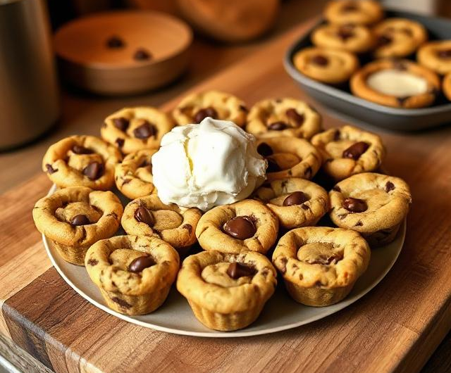 Easy Chocolate Chip Cookie Cups