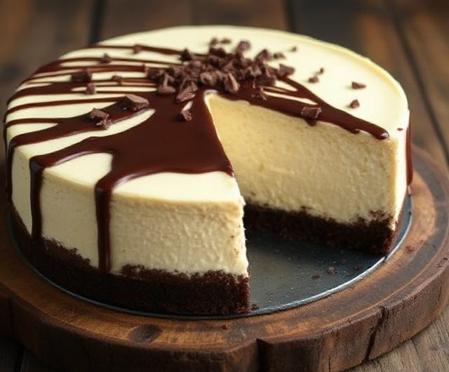 Easy Brownie Bottom Cheesecake Recipe