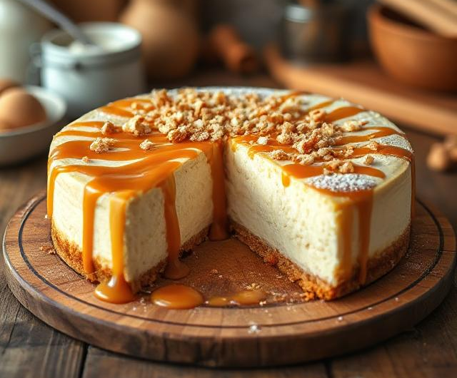 Easy Creamy Dulce de Leche Cheesecake