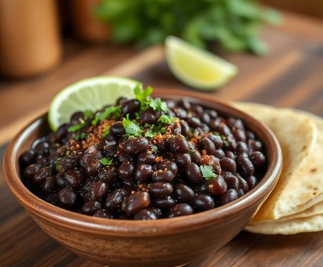 Easy Mexican Black Beans Recipe