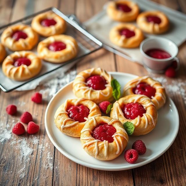 Easy Raspberry Danish