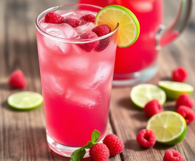 Easy Raspberry Limeade