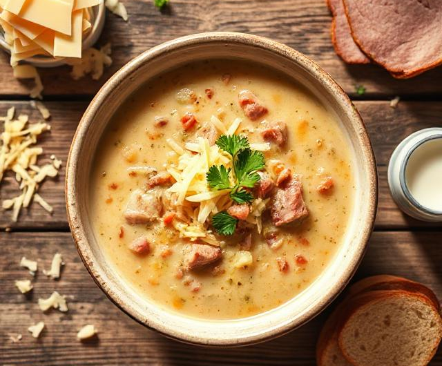 Easy Creamy Reuben Soup