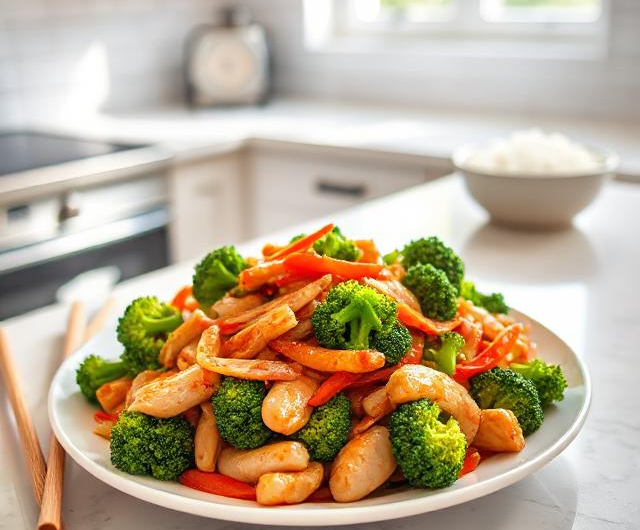 Easy Chicken Broccoli Stir Fry