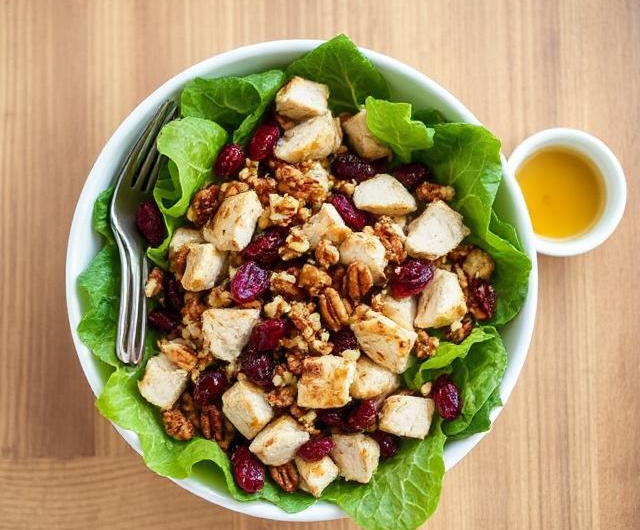 Easy Cranberry Pecan Chicken Salad