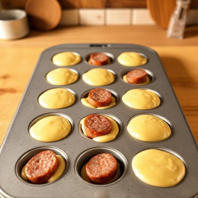 Easy Pancake Sausage Bites