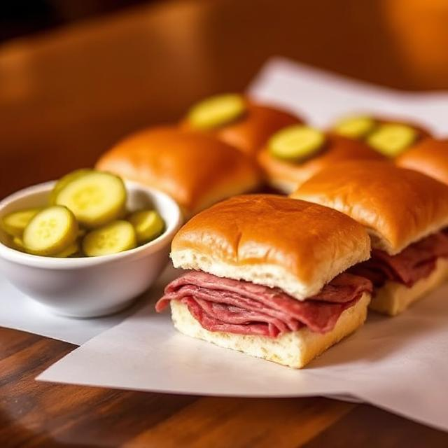 Easy Pastrami Sliders