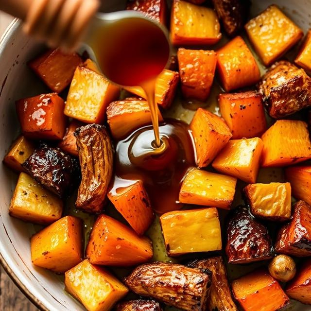 Easy Roasted Root Vegetables and Burnt Honey