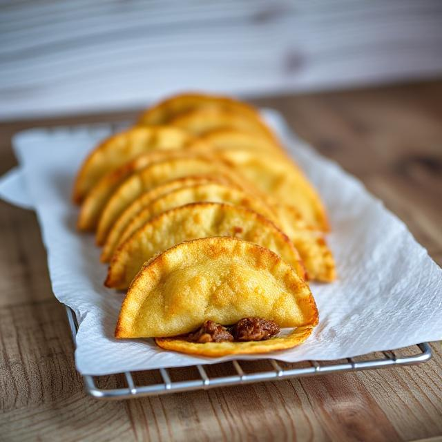 Easy Mini Fried Beef Tacos