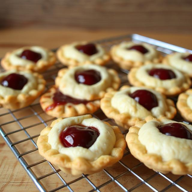 Easy Mini Cherry Pastries with Cream Cheese