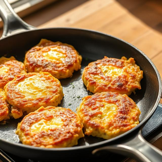 Easy Cheesy Chicken Fritters