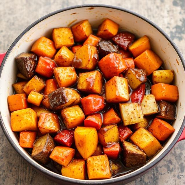 Easy Roasted Root Vegetables and Burnt Honey