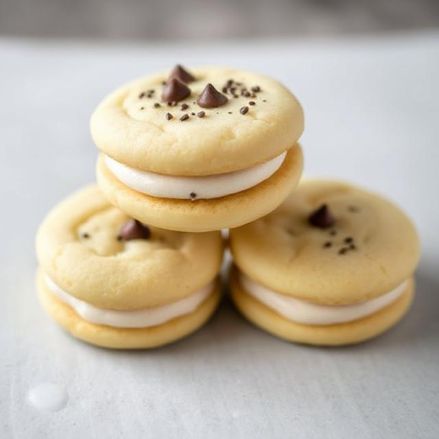 Easy Chocolate Chip Cannoli Cookies