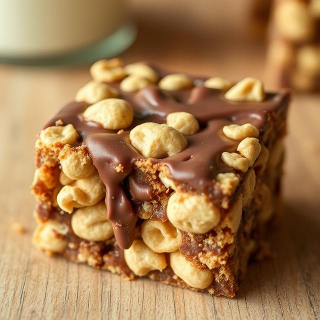 Easy Peanut Butter Butterscotch Chocolate Crispies