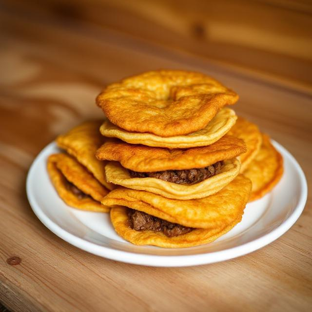 Easy Mini Fried Beef Tacos