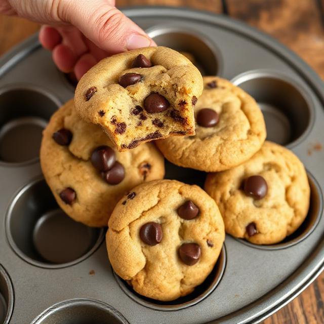 Easy Chocolate Chip Cookie Cups